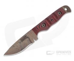Dawson Knives Handyman Arizona Copper 3V Red/Black G10 Fixed Blade