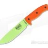 ESEE 6 Venom Green Plain Edge Orange G10 Black Sheath
