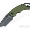 Kershaw Shuffle II Tanto Olive Blackwash Folder 8750TOLBW