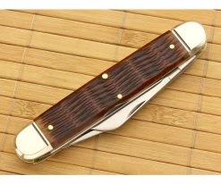 Northfield #98 Texas Cattle Knife Antique Autumn Bone -Camping Knives best sale 981316 aajb 2