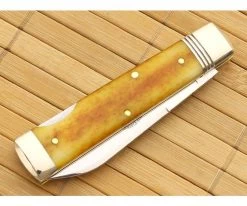 Northfield #99 Wall Street Smooth Autumn Gold Spear Serialized -Camping Knives best sale 992114lb sag s 2