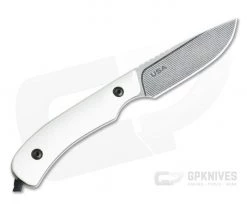 Smith & Sons Axiom White G10 Black Liners AEB-L EDC Fixed Blade -Camping Knives best sale axiom 07 3