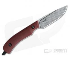 Smith & Sons Axiom Ruby Red G10 Black Liners AEB-L EDC Fixed Blade -Camping Knives best sale axiom g10 ruby 3