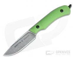 Smith & Sons Axiom Toxic Green G10 Black Liners AEB-L EDC Fixed Blade