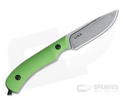 Smith & Sons Axiom Toxic Green G10 Black Liners AEB-L EDC Fixed Blade -Camping Knives best sale axiom g10 toxic 3
