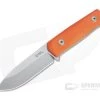 LionSteel B41 Bushcraft Orange G10 Sleipner Steel Fixed Blade
