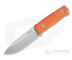 LionSteel B41 Bushcraft Orange G10 Sleipner Steel Fixed Blade