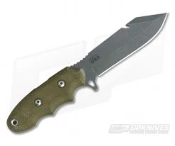 TOPS Knives Backpacker's Bowie Green Canvas Micarta Fixed Blade BPB-01 -Camping Knives best sale bpb 01 3