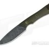 Smith & Sons Brave Darkened D2 OD Green Micarta Every Day Carry Fixed Blade
