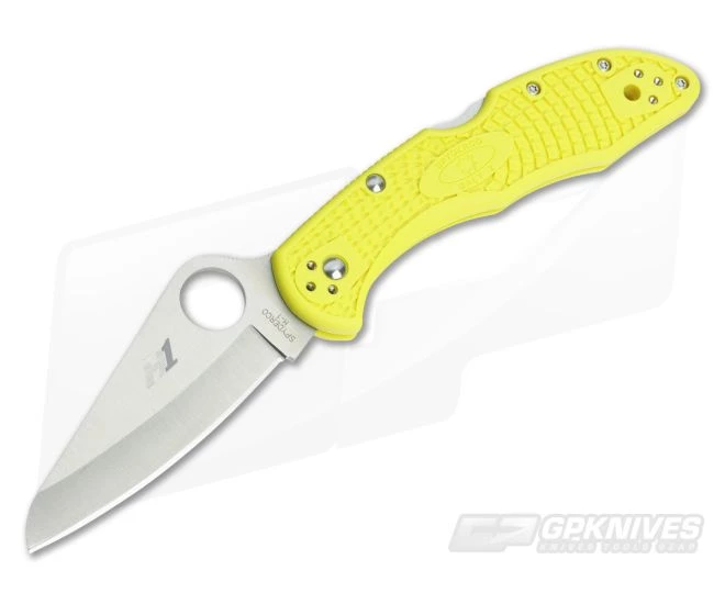 Spyderco Salt 2 Plain H1 Yellow FRN Back Lock Folder C88PYL2 1 Spyderco Salt 2 Plain H1 Yellow FRN Back Lock Folder C88PYL2