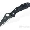 Spyderco Salt 2 Black Serrated H1 Black FRN Back Lock Folder C88SBBK2