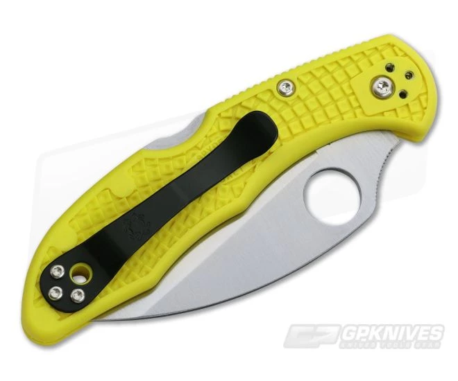 Spyderco Salt 2 Wharncliffe Serrated H1 Yellow FRN Back Lock Folder C88SWCYL2 2 Spyderco Salt 2 Wharncliffe Serrated H1 Yellow FRN Back Lock Folder C88SWCYL2 - Image 2