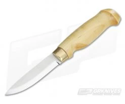 Marttiini Rapala Classic Birch Drop Point Fixed Knife and Sheath CBDP4