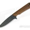 Smith & Sons Comanche Darkened D2 Natural Micarta Adventure Fixed Blade