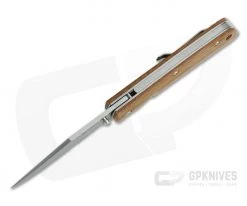Smith & Sons Cypress Trapper D2 Liner Lock Natural Micarta -Camping Knives best sale cypress ncm 3