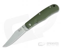 Smith & Sons Cypress Trapper D2 Liner Lock OD Green G10