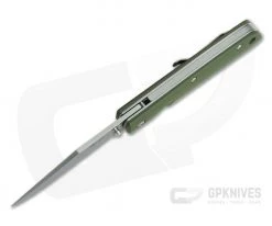 Smith & Sons Cypress Trapper D2 Liner Lock OD Green G10 -Camping Knives best sale cypress odg10 3