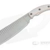 RMJ Tactical Da Choppa Explore More Edition Gray 80CrV2 Gray and Orange G10 Fixed Blade