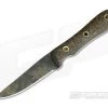 Smith & Sons Desperado Coconut Fiber Micarta Original Patina CPM D2 Fixed Blade 01