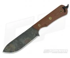 Smith & Sons Honcho Original Patina D2 Natural Micarta Fixed Blade
