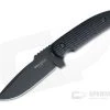 Protech Knives Les George Rockeye Black DLC 52100 Black G10 Tactical Fixed Blade