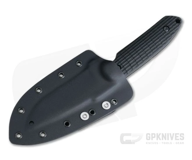 Protech Knives Les George Rockeye Black DLC 52100 Black G10 Tactical Fixed Blade 2 Protech Knives Les George Rockeye Black DLC 52100 Black G10 Tactical Fixed Blade - Image 2