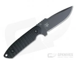 Protech Knives Les George Rockeye Black DLC 52100 Black G10 Tactical Fixed Blade 5 Protech Knives Les George Rockeye Black DLC 52100 Black G10 Tactical Fixed Blade -Camping Knives best sale lg302 m 3 1