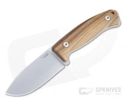 LionSteel M2M Satin M390 Santos Wood Fixed Blade Knife