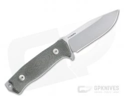 LionSteel M5 Green Canvas Micarta Satin Sleipner Steel Fixed Blade Hunter -Camping Knives best sale m5 cvg 3