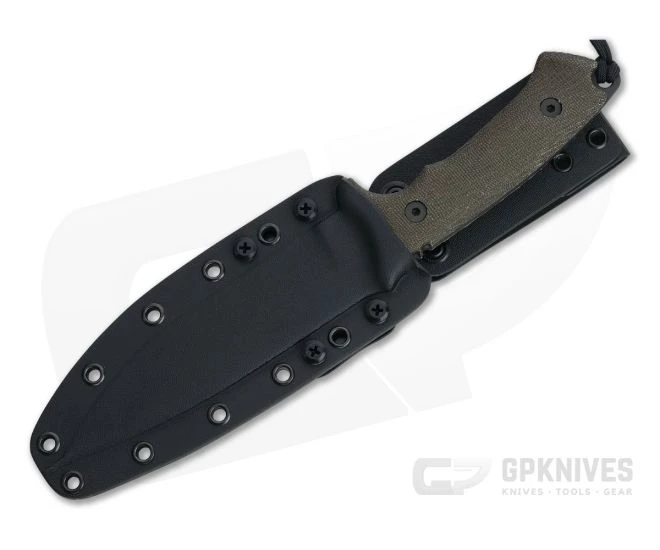 Spartan Harsey Difensa Black S45VN Green Micarta Kydex Sheath Fixed Blade 19BKGRKYBK 2 Spartan Harsey Difensa Black S45VN Green Micarta Kydex Sheath Fixed Blade 19BKGRKYBK - Image 2