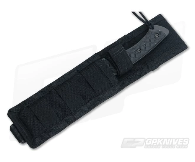 Spartan Hybris Black Fixed Blade Black MOLLE Sheath 2 Spartan Hybris Black Fixed Blade Black MOLLE Sheath - Image 2