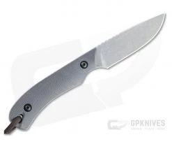 Smith & Sons Axiom V2 Stonewashed AEB-L Gray G10 EDC Fixed Blade -Camping Knives best sale sm18206 3