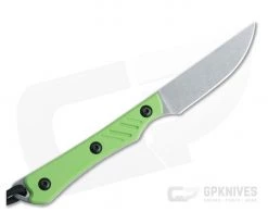 Smith & Sons Shoal Stonewashed AEB-L Green G10 Fixed Blade -Camping Knives best sale sm19212 3