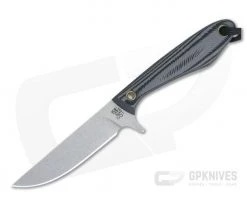 Smith & Sons Spur AEB-L Gray and Black G10 EDC Fixed Blade