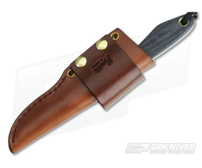 Smith & Sons Spur Original Patina 1095 Shadetree Denim Canvas Micarta EDC Fixed Blade 04 2 Smith & Sons Spur Original Patina 1095 Shadetree Denim Canvas Micarta EDC Fixed Blade 04 - Image 2