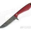 Smith & Sons Spur Original Patina 1095 Ruby Shadetree Burlap Micarta EDC Fixed Blade 03
