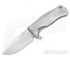 LionSteel SR-11 Titanium Grey Integral Flipper Sleipner SR11 G