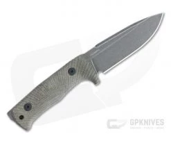 LionSteel T5 Black PVD Niolox Green Monolithic Micarta Fixed Blade -Camping Knives best sale t5b cvg 3