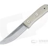 TOPS Knives The Sonoran Tumbled 1095 Tan G10 Fixed Blade Knife TSNRN-01